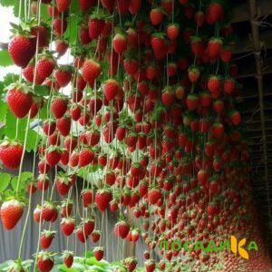 Клубника ампельная Анастасия купить по цене от 370р. в интернет-магазине «Посадика» с доставкой почтой в в Ярославле и по всей России – [изображение №1].