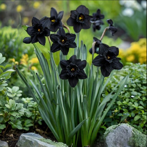 Нарцисс Тень Королевы купить по цене от 500р. в интернет-магазине «Посадика» с доставкой почтой в в Ярославле и по всей России – [изображение №1].